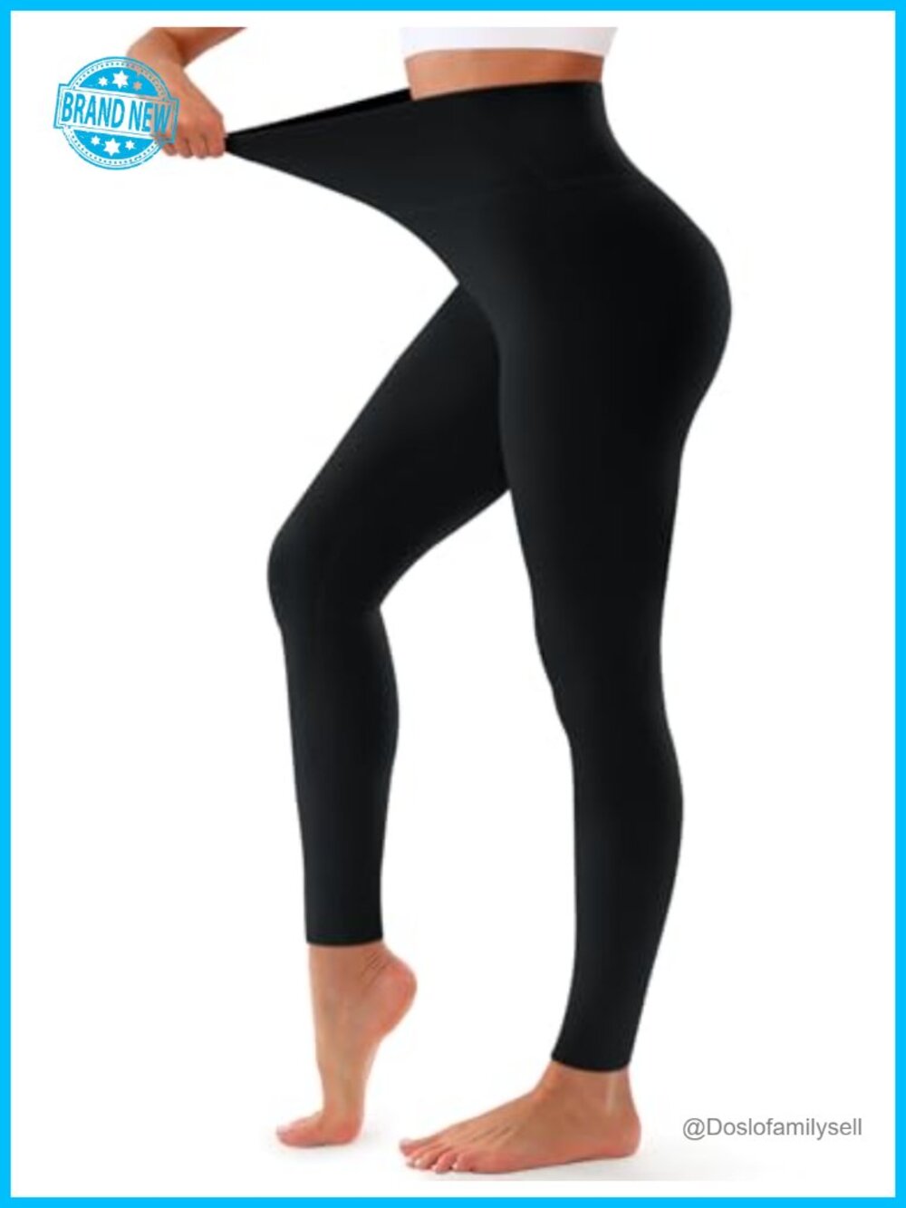 High Waisted Tummy Control Leggings Non See Through Yoga Pants